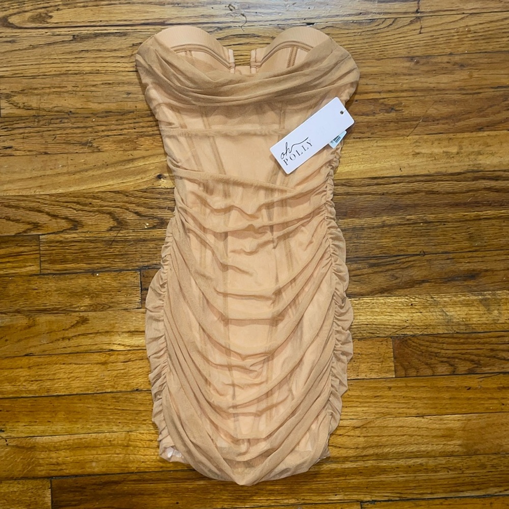 Oh Polly: Corset Mesh Dress